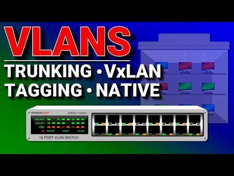 VLANs, Tagging, Trunking, VxLAN, & Native VLAN