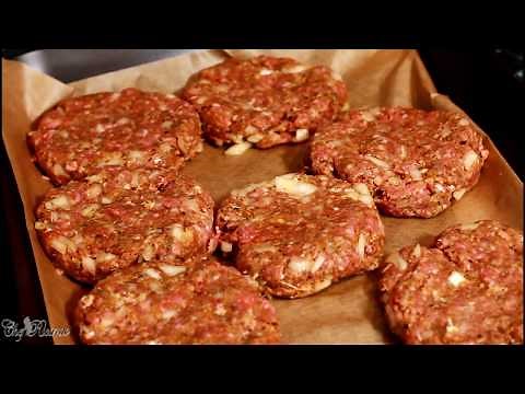 How To Make The World Best Beef Burger Recipe By | Chef Ricardo Cooking
