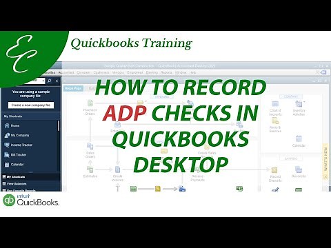 How to record ADP Checks in QuickBooks Desktop