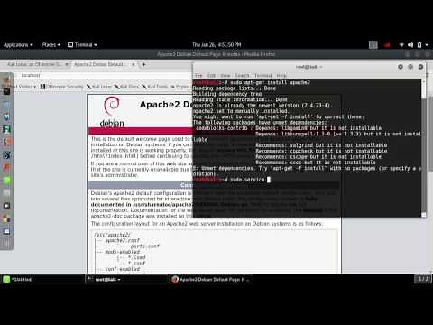 How to open localhost in Kali Linux