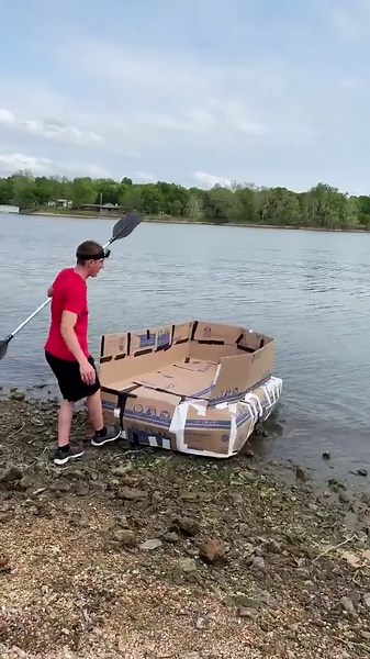 Cardboard Air Boat