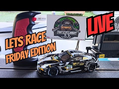 It's digital slot car racing time...live