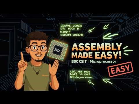 BSc CSIT Microprocessor Assembly Programming Made Easy 💻 | 8085 & 8086 Explained in Nepali