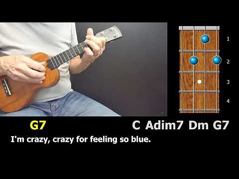 Crazy - Simplified Ukulele Chords & Lyrics Tutorial