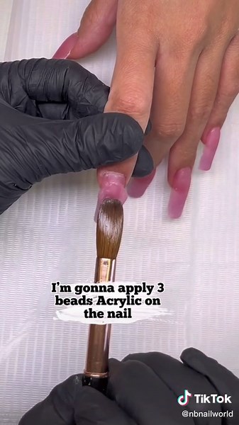 Refilling Acrylic on Curved Nail Bed Tutorial