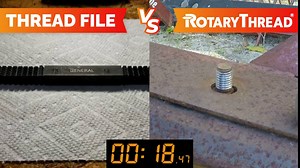 Buttress Thread Repair Tool, File, Chase, Restore, Repair, and Clean Internal and External Thread (RT5B) by Rotary Thread (Requires Mandrel RTM5 - Sold Separately)