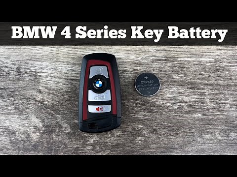 2014 - 2019 BMW 4 Series Key Fob Battery Replacement - How To Change Or Replace Remote Batteries