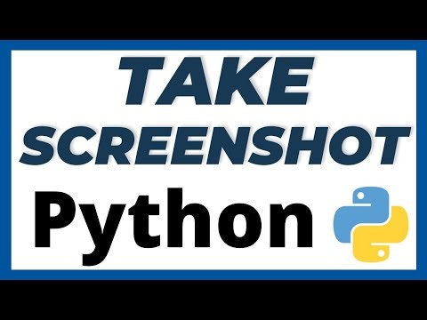 Take screenshot using Python code tutorial