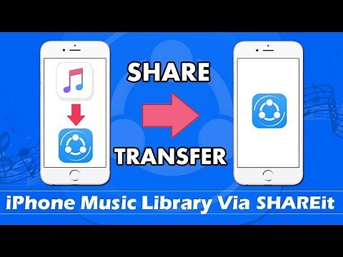 How To Share/Transfer Music From iPhone Music Library via SHAREit (Without Computer)