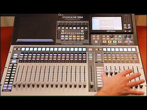 Getting started with the StudioLive Series III mixer in the studio. Part 1/6