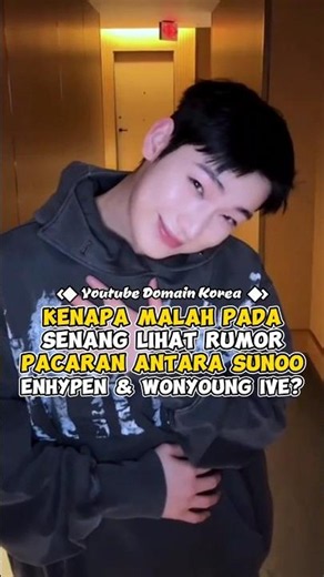 Why are people actually happy about the dating rumors between Sunoo of ENHYPEN and Wonyoung of IV...
