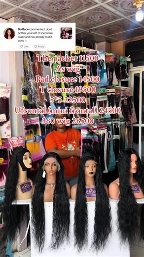 Wig Pricing Breakdown