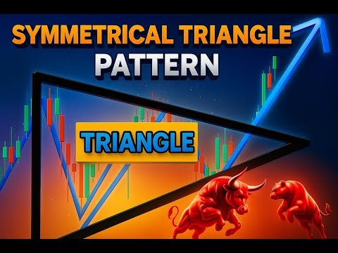 SYMMETRICAL TRIANGLE PATTERN 📈 | Powerful Breakout Strategy in Forex & Stock Market