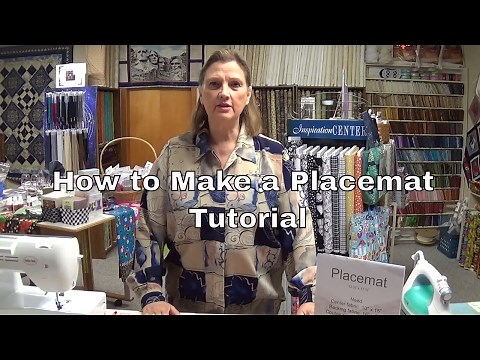 How to make a placemat