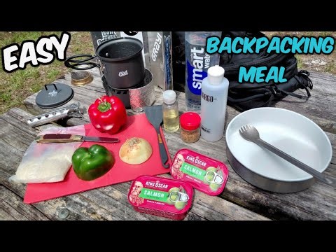 Cooking Amazing Trail LUNCH - (TRANGIA Alcohol Stove)