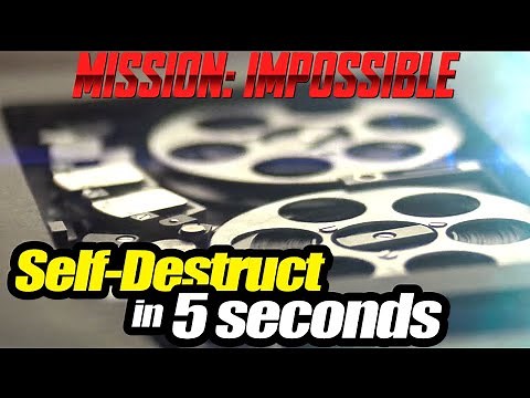 Evolution of Mission: Impossible Tape (self-destruct message) | 1996-2025