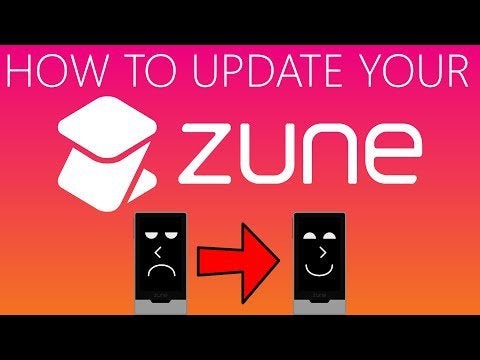 Quick tutorial on how to update your Zune