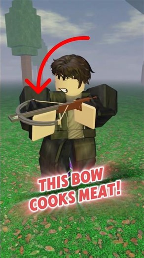 The Craziest Bow in Roblox: It Cooks Meat! #shorts