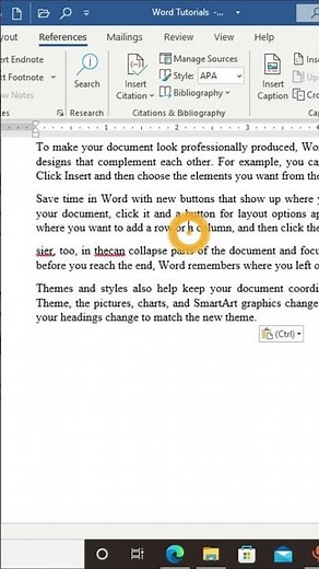 EASILY move a PARAGRAPH in Microsoft Word Software