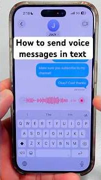 How To Send Voice Messages In iMessage On iPhone 📱😊