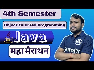 OOPs Java Programming 4th Semester Marathon Part-1 | Imp. Topics 2024 | by Vikas Sir ‪@SemesterAdda‬
