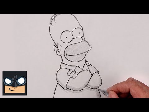 How To Draw Homer Simpson | Beginner's Sketch Tutorial