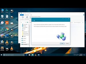 Advanced sharing settings and HomeGroup