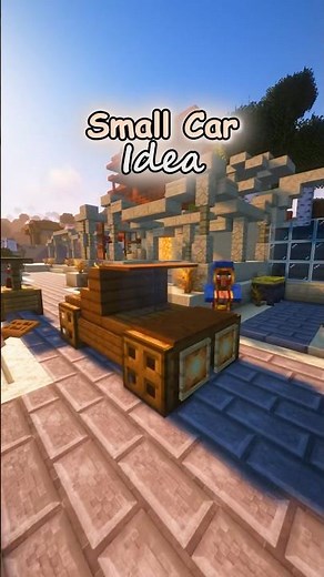 How to make a Small Car in Minecraft Tutorial! #minecraft