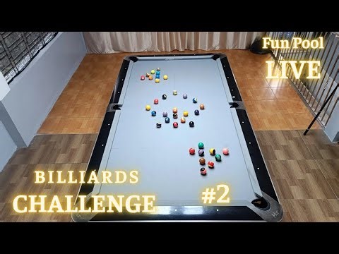 #2 | 4♠ Pool Challenge With 36 Balls | Live