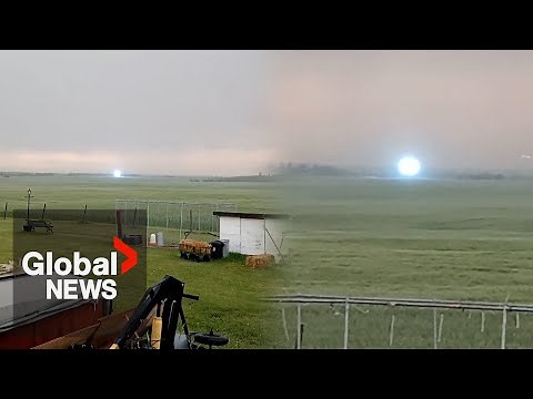 What is ball lightning? Rare weather phenomenon caught on camera in Alberta