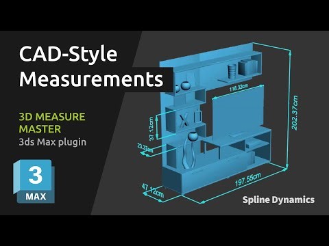 3D Measure Master – Complete Tutorial for 3ds Max | CAD-Style 3D Measurement Tools