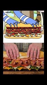 Sandwich Wars: Hoagie Sandwich vs. Grilled Cheese And Pandesal!🤤 #sandwich #craig #rigby #mordecai