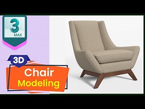 Chair Modeling in 3ds Max I Stylish Wooden Chair in 3dsmax