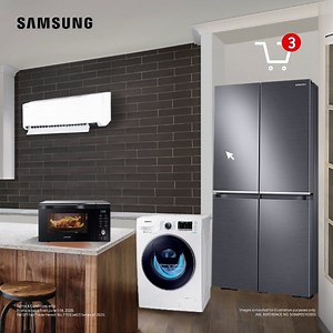11K views · 181 reactions | Make your home better with Samsung Digital Appliances. Shop now via the Samsung Online Store to enjoy exclusive discounts up to 20% off with eVouchers of up to P5,500. Plus, more benefits like FREE delivery, 100% original products with official warranty, and secure purchase! spr.ly/HomeMadeBetter-DigitalAppliances | Samsung | Facebook