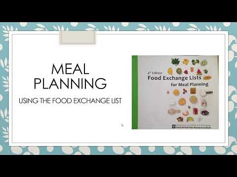 How to Create a Meal Plan || Food Exchange List for Filipinos