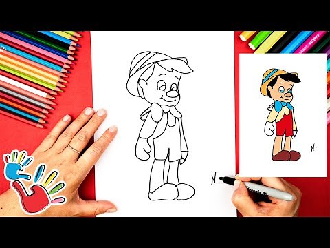 How To Draw Pinocchio | Easy Step-by-Step Tutorial for Kids