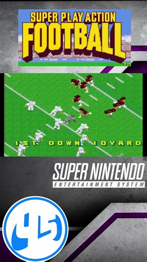 Super Play Action Football SNES SHORT