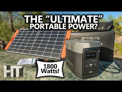 EcoFlow DELTA 1300 A GAME CHANGING Solar Generator? HONEST Review! 1800w Portable Power Station