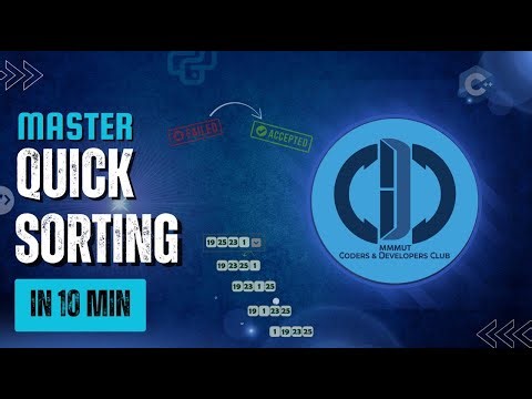 Quick Sort Explained: Master Divide & Conquer for Competitive Programming