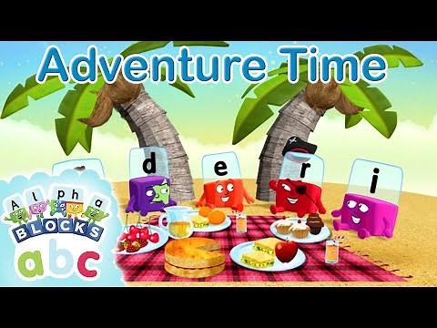 ‪@officialalphablocks‬ - Adventure Time! | Learn to Spell | Phonics