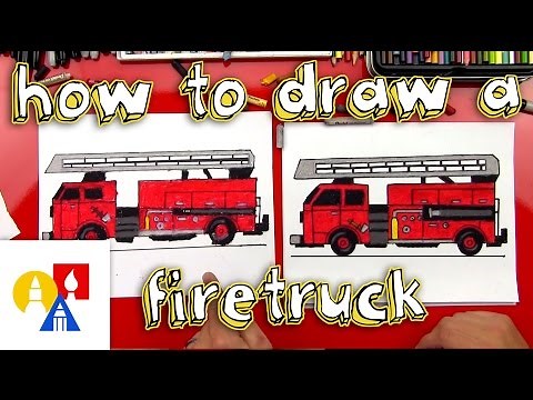 How To Draw A Fire Truck