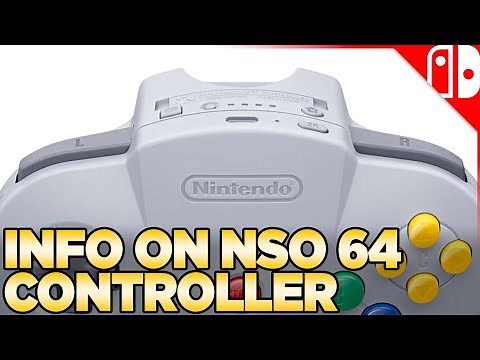 Nintendo 64 Controller Info | Nintendo Switch Online + Expansion Pack