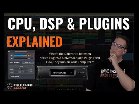 Universal Audio DSP Usage | What is CPU vs DSP | Plugin Usage Explained