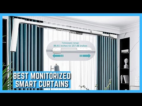 ⚡Top 5 Best Motorized Smart Curtains | Motorized Remote Control Drapery System|Smart Curtain Opener⚡