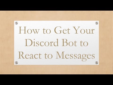 How to Get Your Discord Bot to React to Messages