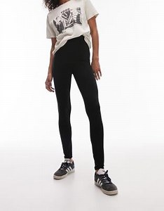 Topshop high waisted leggings in black | ASOS