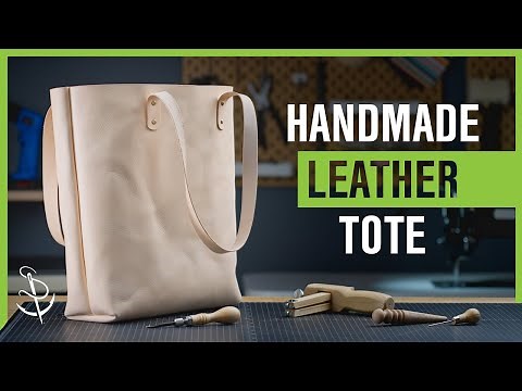 Make This Beginner DIY Leather Tote Bag