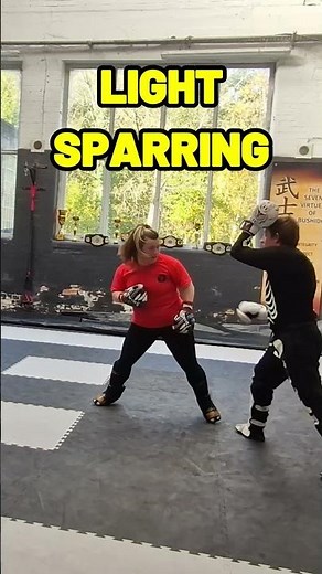 Mastering Control: Light Contact Kickboxing Sparring