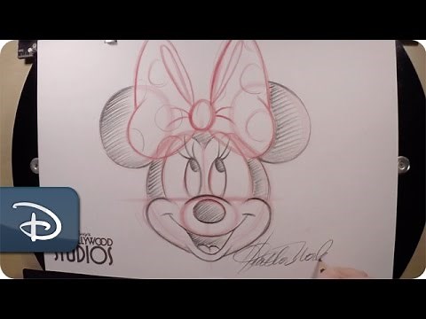 How-To Draw Minnie Mouse | Disney's Hollywood Studios