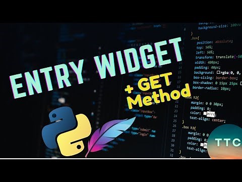 Python Tkinter Beginner Entry Widget and Get Method